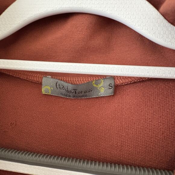 Chalet et cici Tunic Womens Small Lagenlook Boho Vacation Resort Travel Coastal - Picture 2 of 6